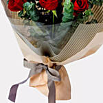 Beautiful 10 Red Roses Bouquet