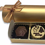 Choco Delight Merry Christmas Treat Box- 3 Pcs