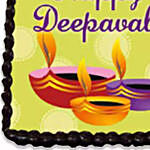 Happy Diwali Chocolate Fudge Brownie