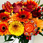 Diwali Gifts of Ganesha & Flowers