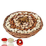 Half Kg Dry Fruits Basket With Moli & Roli Chawal For Bhaidooj