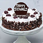 Happy Diwali Irresistible Black Forest Cake