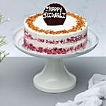 Happy Diwali Red Velvet Peanut Butter Cake