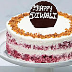 Happy Diwali Red Velvet Peanut Butter Cake