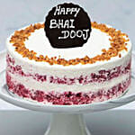 Red Velvet Peanut Butter Cake for Bhai Dooj