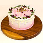 Elegant Christmas Snow White Cake