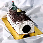 Black Velvet Log Cake