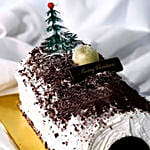 Black Velvet Log Cake