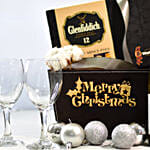 Merry Christmas Charming Black Gift Box