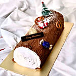 Traditional Chocolate Log Cake- 500 gms