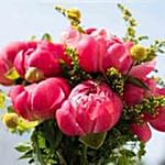 Enchanting Coral Charm Peony Bunch