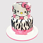 2 Layer Hello Kitty Butterscotch Cake