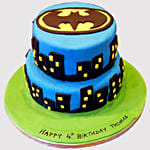 2 Tier Batman Butterscotch Cake