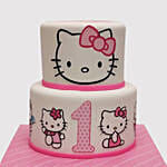 2 Tier Hello Kitty Black Forest Cake