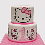 2 Tier Hello Kitty Truffle Cake