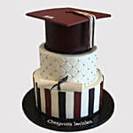 3 Layered Graduation Black Forest Cake