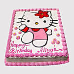 Adorable Hello Kitty Black Forest Cake