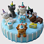 Animal Party Truffle Cake