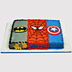 Avengers Cream Cake Black Forest