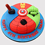 Avengers Special Fondant Cake Black Forest