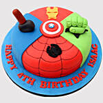 Avengers Special Fondant Cake Butterscotch