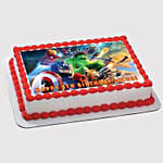 Avengers Superheroes Photo Cake Black Forest