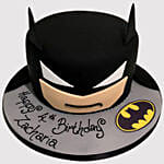 Batman Head Fondant Black Forest Cake