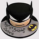 Batman Head Fondant Vanilla Cake