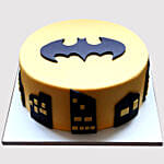 Batman Logo Butterscotch Cake