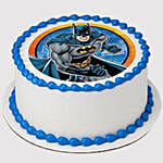 Batman Round Black Forest Photo Cake