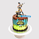 Battle Royale Fondant Butterscotch Cake
