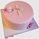 Christening Celebration Vanilla Cake