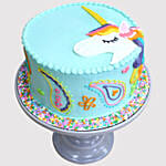 Colourful Unicorn Black Forest Cake