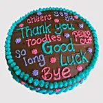 Delicious Farewell CakeButterscotch Cake