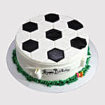 Delicious Football Vanilla Cake