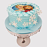 Delicious Frozen Theme Butterscotch Cake