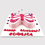 Designer Butterfly Vanilla Cake