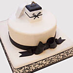 Designer Fondant Ring Vanilla Cake