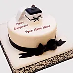 Designer Ring Engagement Truffle Cake