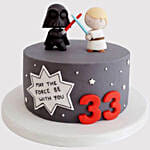 Designer Star Wars Butterscotch Cake