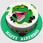 Dinosaur Fondant Black Forest Cake
