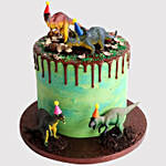 Dinosaur Party Truffle Cake