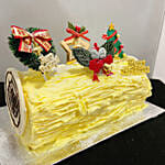 Durian Ice Cream Log Cake