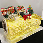 Durian Ice Cream Log Cake