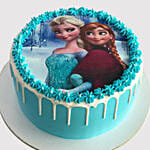 Elsa and Anna Vanilla Cake