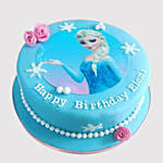 Elsa From Frozen Black Forest Cake