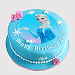 Elsa From Frozen Butterscotch Cake