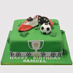 Football Cup Truffle Cake