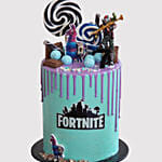 Fortnite Fondant Butterscotch Cake