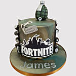 Fortnite Fondant Grenade Butterscotch Cake